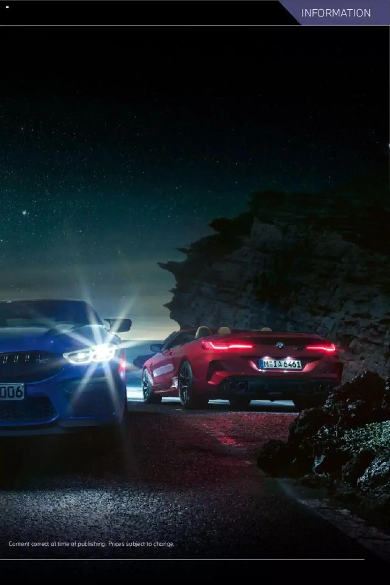 BMW - M8 Coupe, Convertible and Gran Coupe Brochure from 21 January to 31 December 2023 - Catalogue Page 70