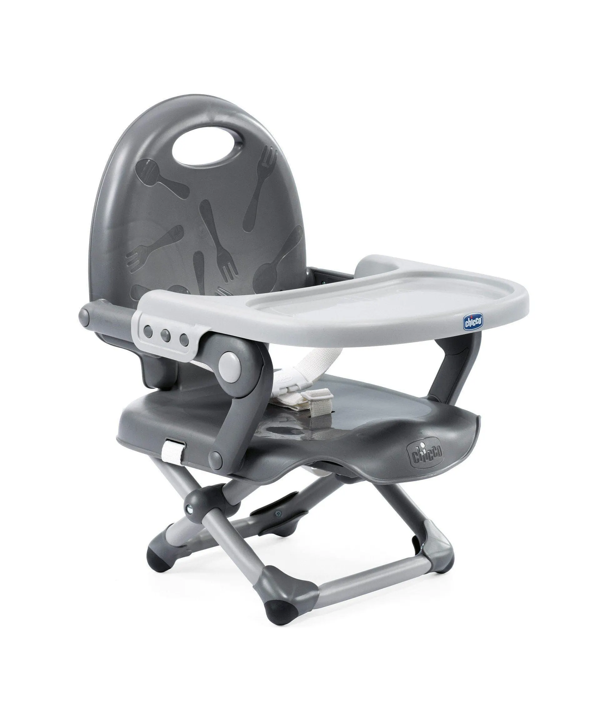 Chicco Booster Seat Pocket Snack - Dark Grey