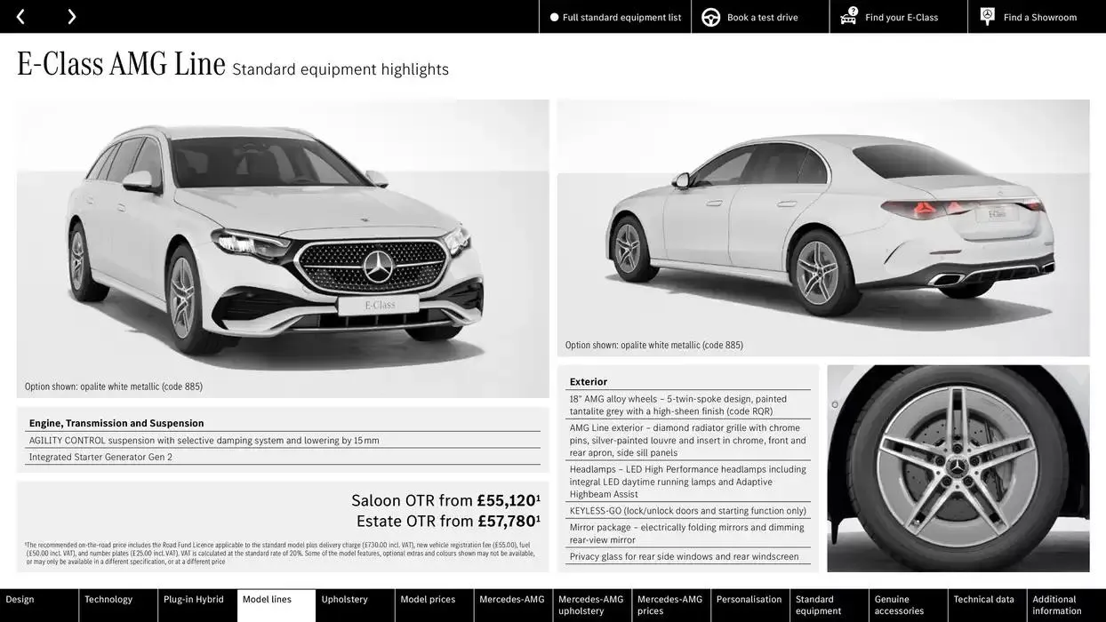 Mercedes Benz New E-Class Saloon from 17 October to 17 October 2025 - Catalogue Page 24
