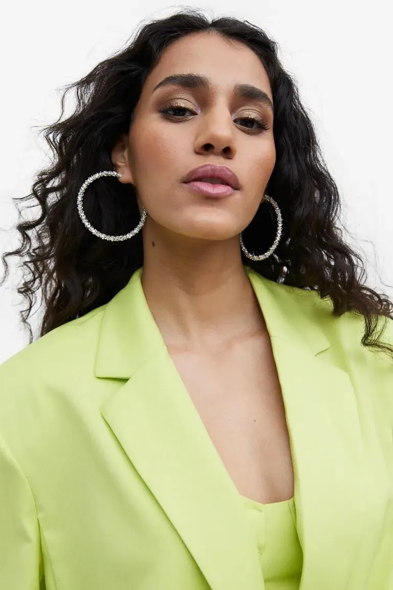 Oversized twill jacket