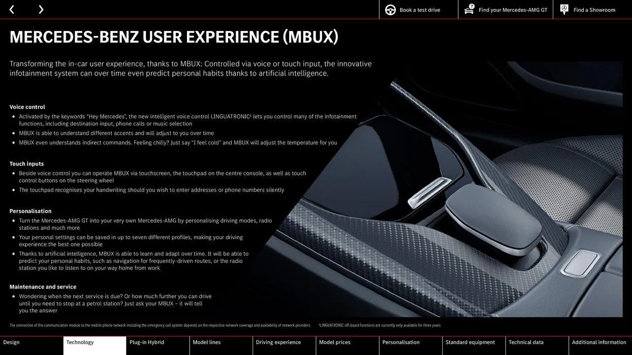 Mercedes-AMG GT Coupé from 22 August to 22 August 2025 - Catalogue Page 8