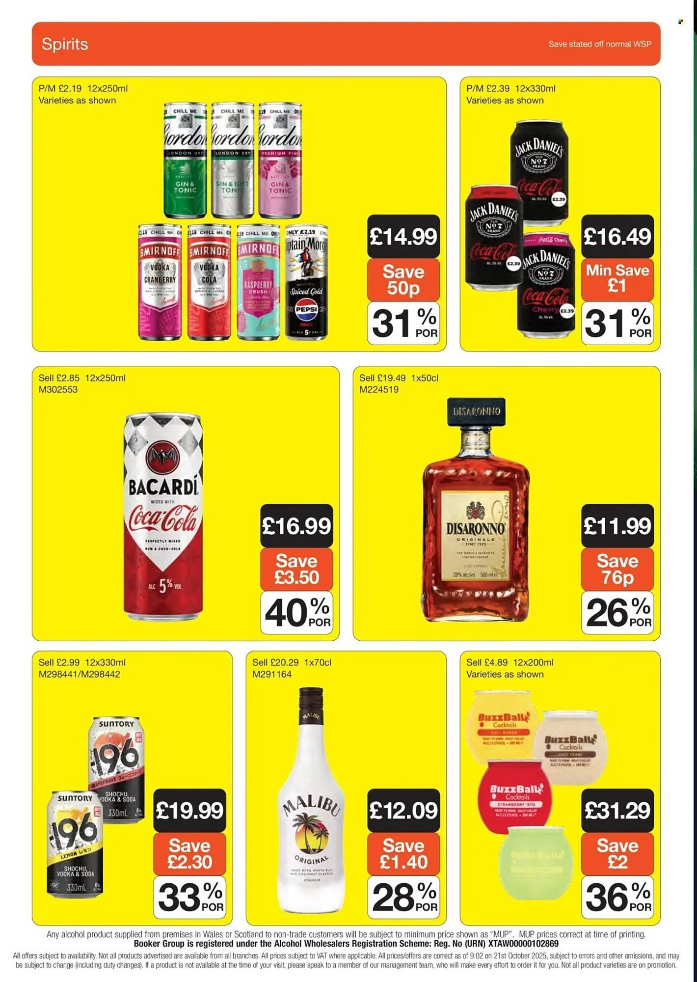 Booker Wholesale brochure from 5 November to 2 December 2025 - Catalogue Page 22