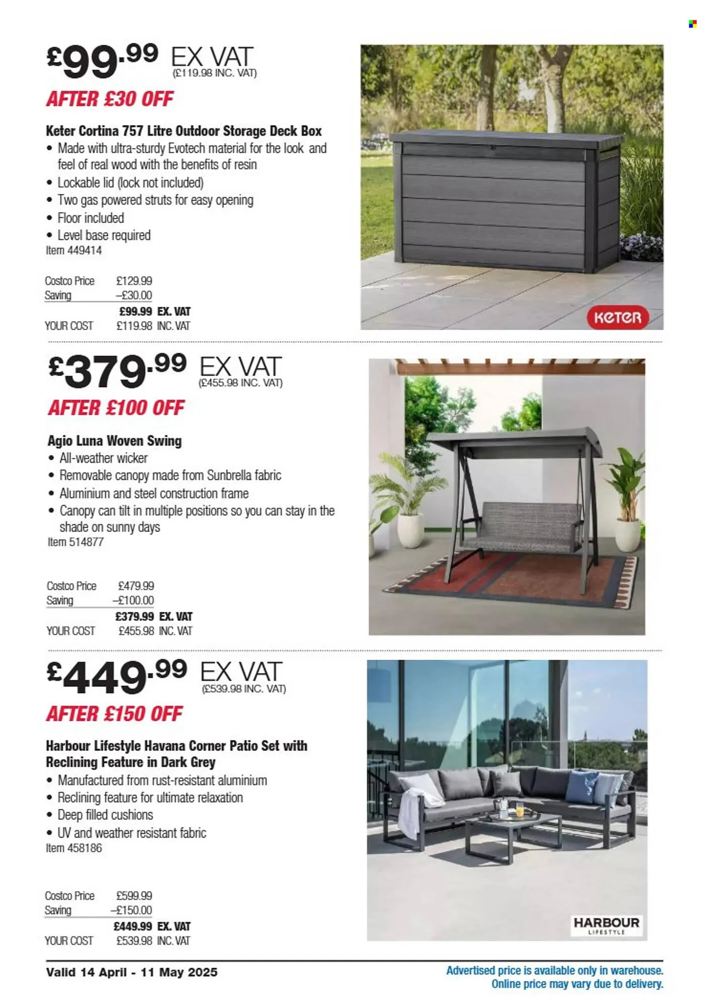 Costco leaflet from 14 April to 11 May 2025 - Catalogue Page 2