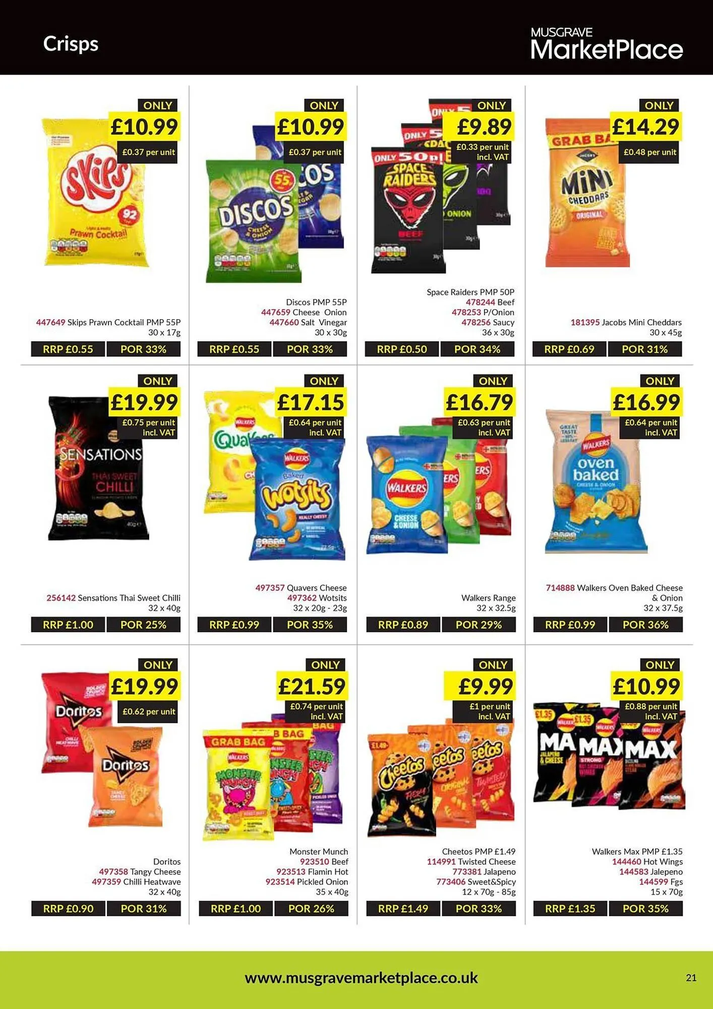 Musgrave MarketPlace leaflet from 16 February to 8 March 2026 - Catalogue Page 21