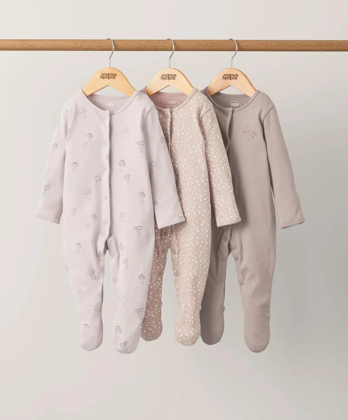 Amongst The Toadstools Sleepsuits (3 Pack)