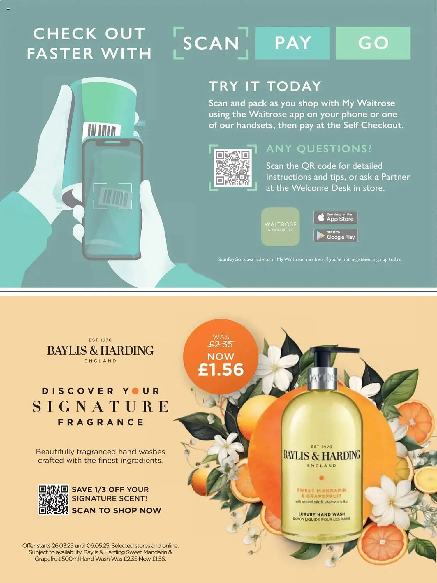 Waitrose leaflet from 26 March to 30 April 2025 - Catalogue Page 116