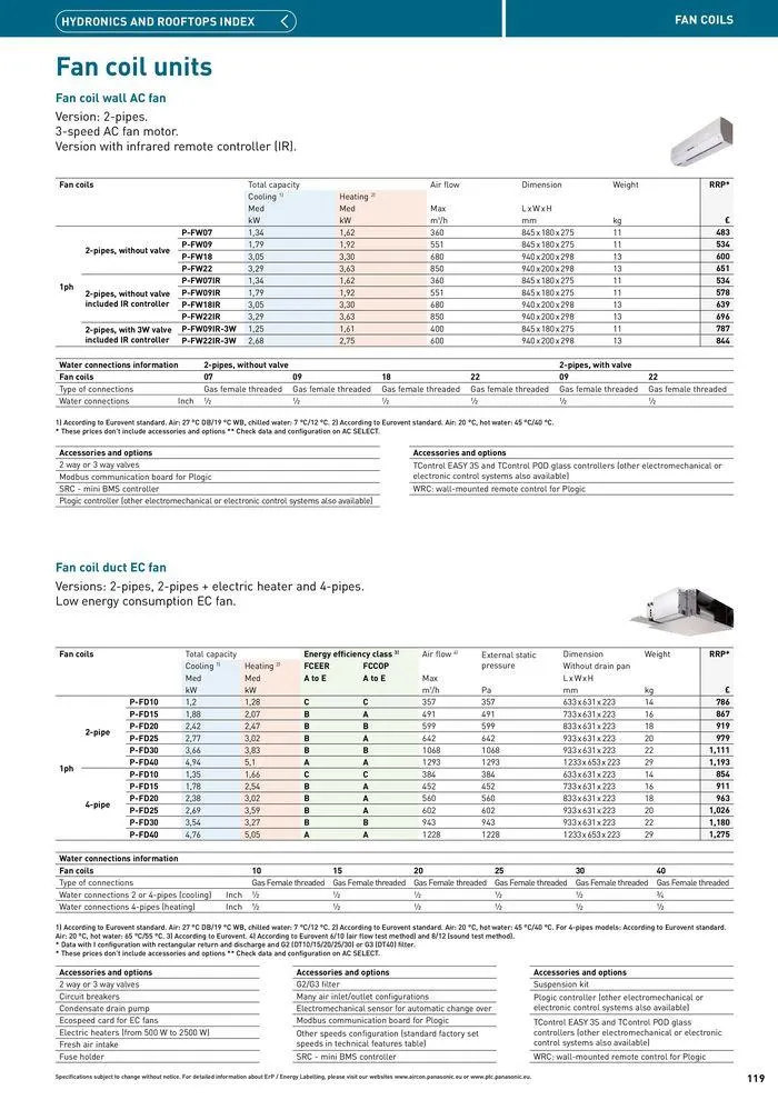 Price List 2024 / 2025 from 12 August to 31 December 2025 - Catalogue Page 119