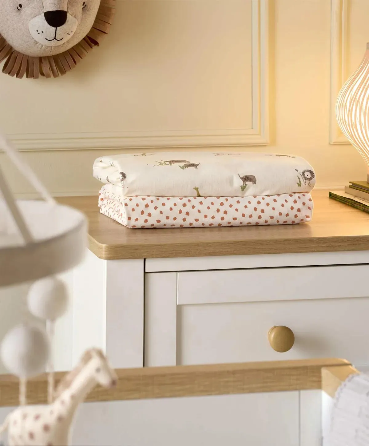 Jungle Cotbed Fitted Sheets - 2 Pack