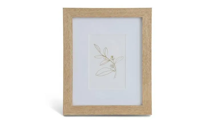 Habitat Deep Set Picture Frame - Natural - 23x28cm
