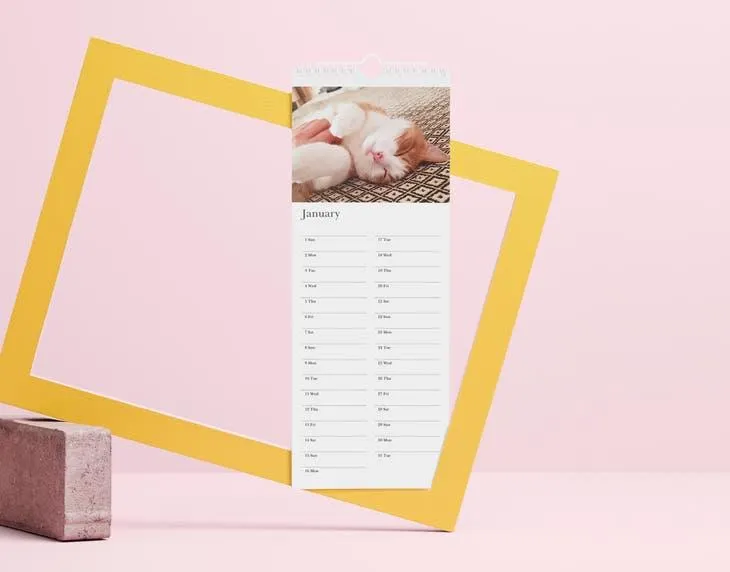 Slim Photo Calendar