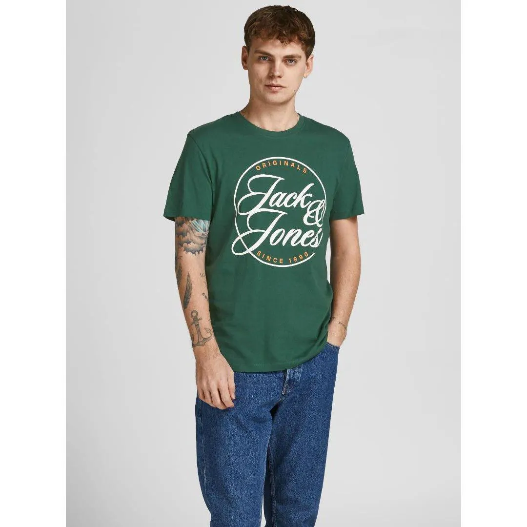 Jack & Jones Logo Tee - Trekking Green