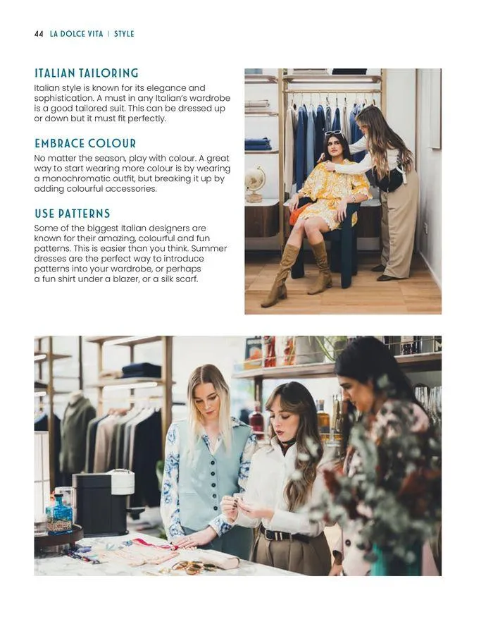 La Dolce Vita Guide from 21 May to 31 December 2024 - Catalogue Page 44