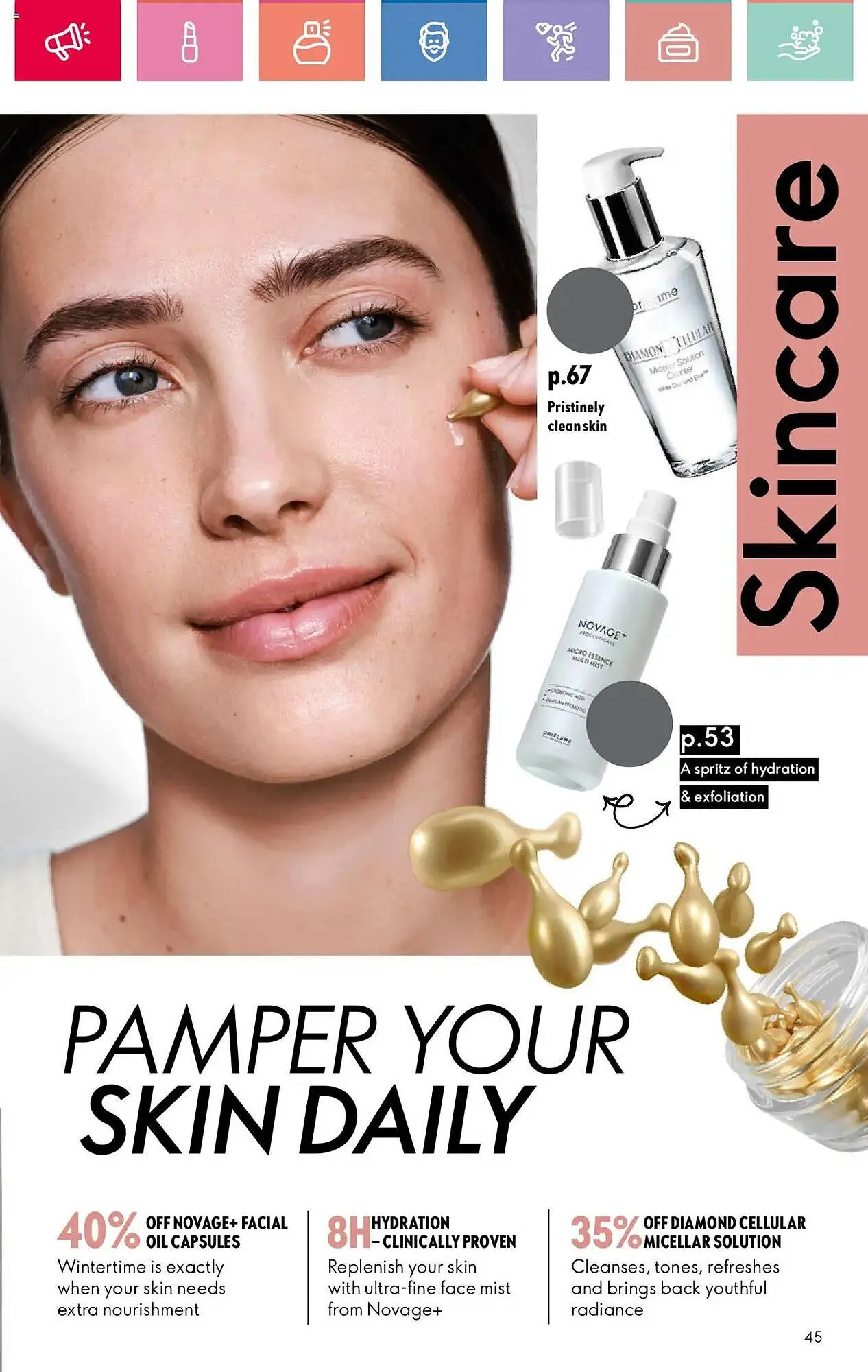 Oriflame leaflet from 3 January to 22 January 2025 - Catalogue Page 45