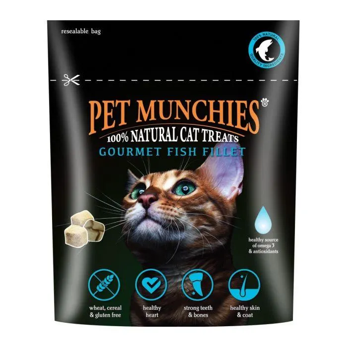 Pet Munchies Cat Gourmet Fish Filet 10G