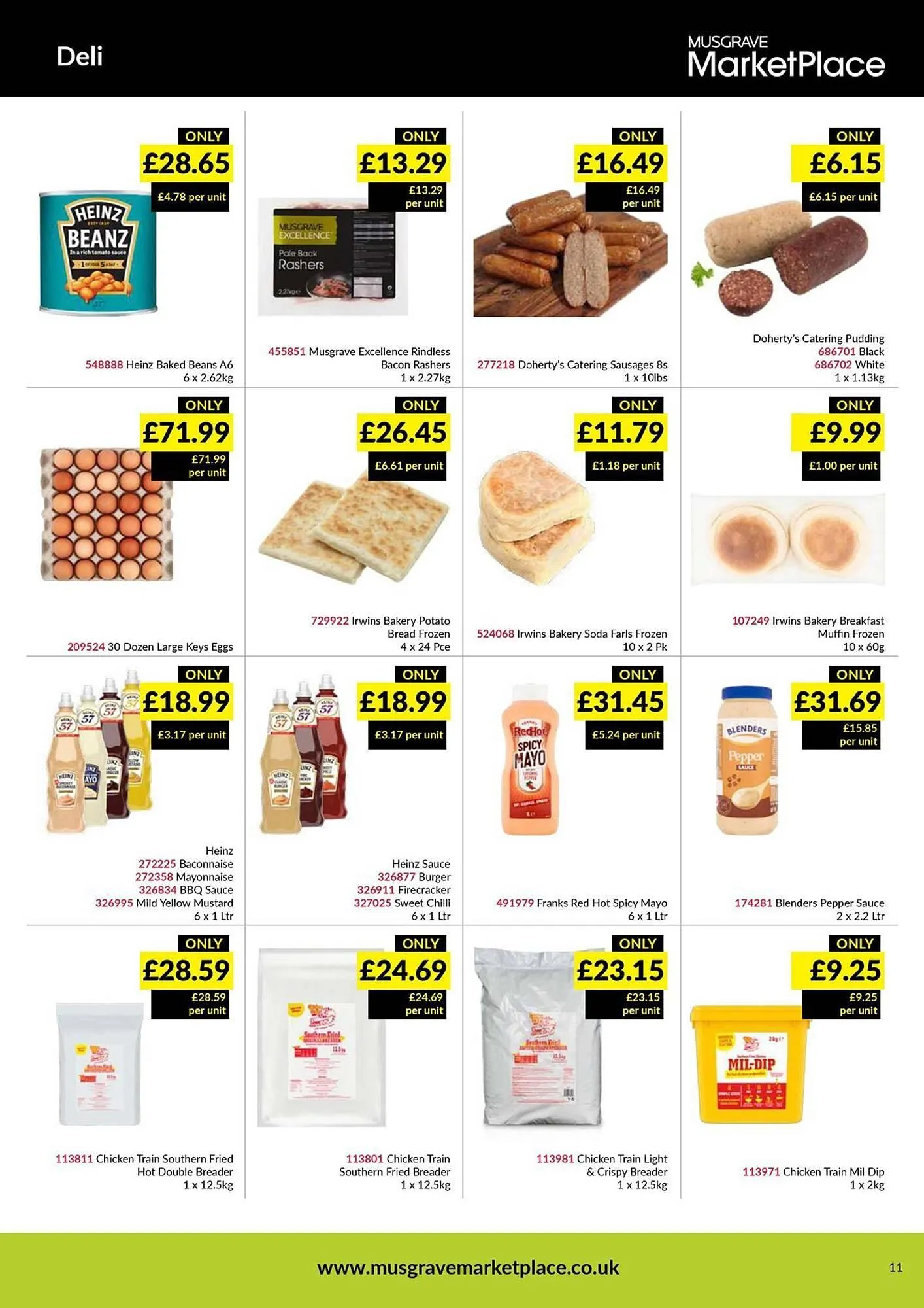 Musgrave MarketPlace leaflet from 9 March to 29 March 2026 - Catalogue Page 11
