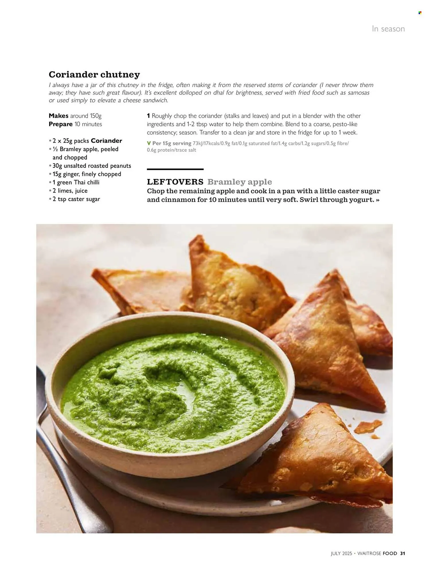 Waitrose leaflet from 1 July to 31 July 2025 - Catalogue Page 31