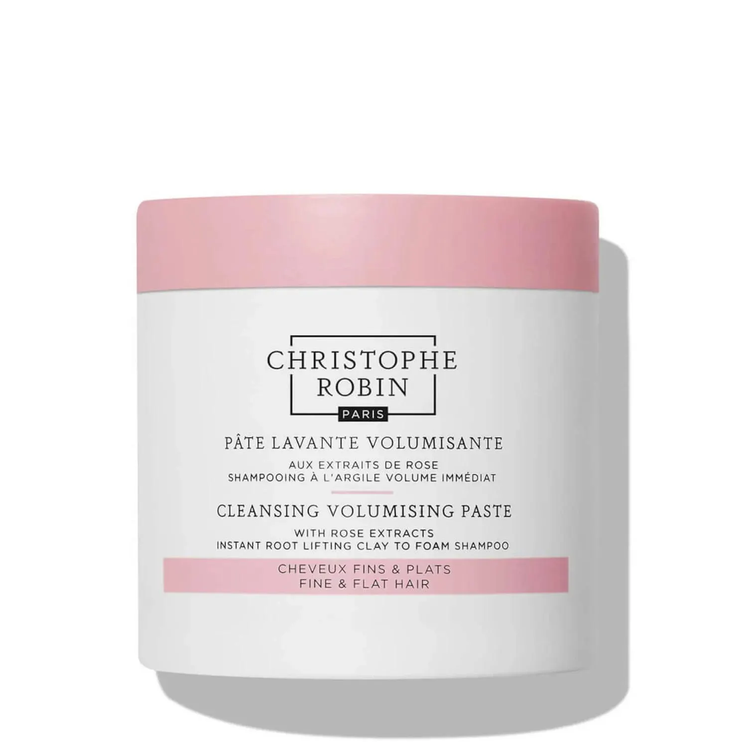 Christophe Robin Cleansing Volumising Paste with Pure Rassoul Clay and Rose 250ml