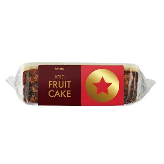 Iceland Iced Fruit Cake 400g