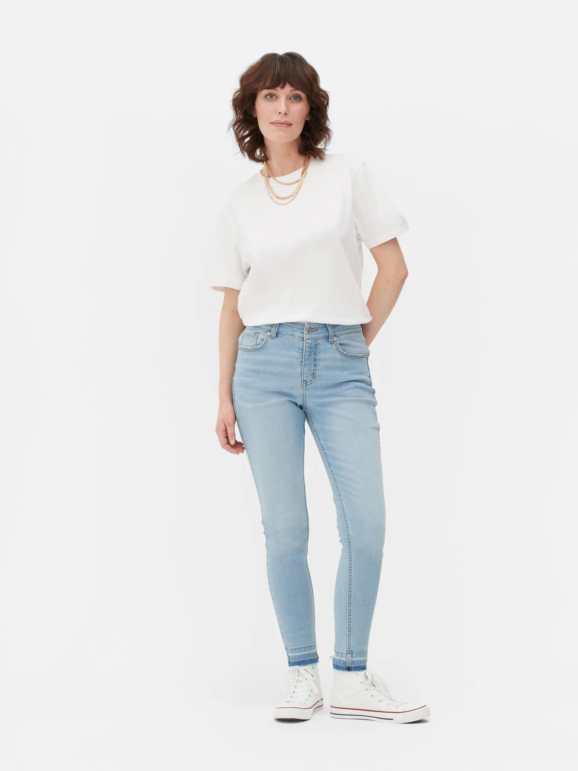 Ankle Grazer Skinny Jeans
