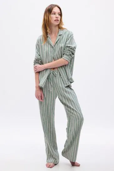 Cotton Print Flannel Pyjama Set