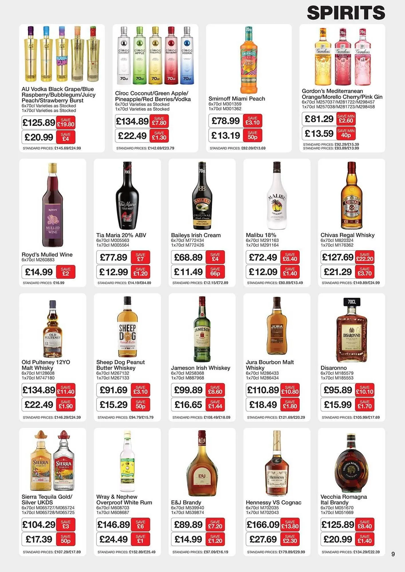 Booker Wholesale brochure from 6 November to 2 December 2025 - Catalogue Page 9