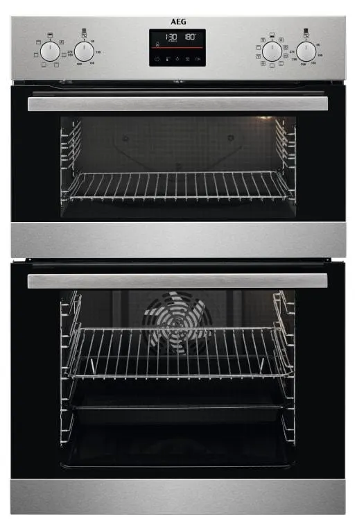 AEG DCB535060m Series 6000 BUILT-IN Double Oven - Stainless Steel