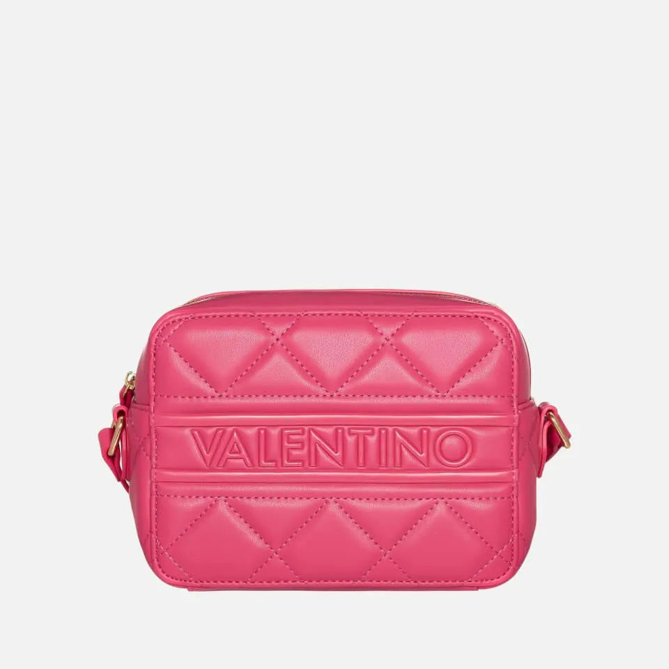 Valentino Ada Quilted Faux Leather Camera Bag