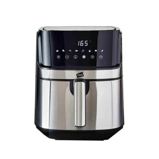 Neo Black Electric 6.5L Digital Air Fryer - Black and Chrome