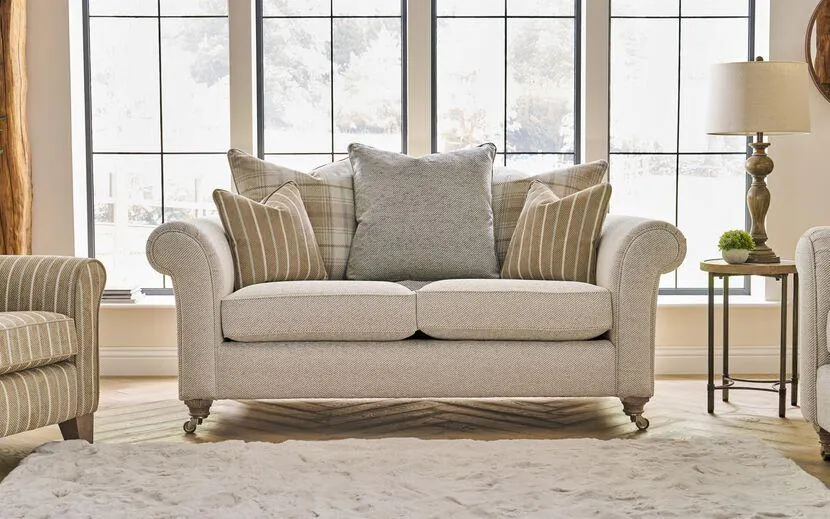 Kirkby Fabric 2 Seater Sofa Scatter Back