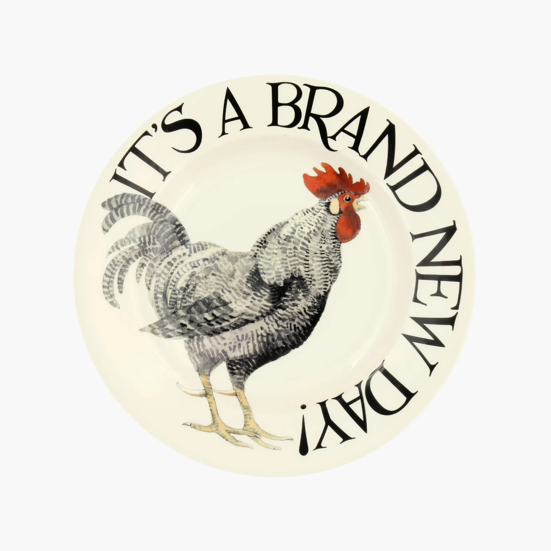 Seconds Rise & Shine Brand New Day 8 1/2 Inch Plate