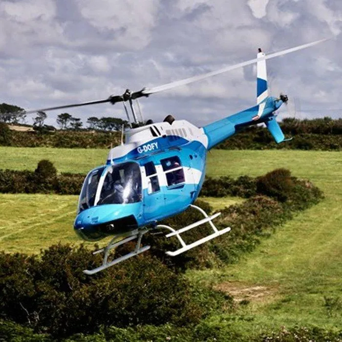Six Mile Helicopter Ride, Hike and Lunch or Cream Tea for Two