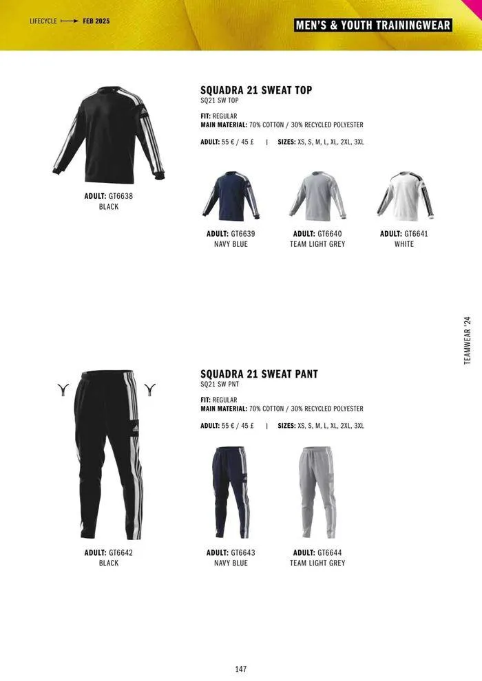 Adidas Teamwear 2024 from 11 March to 31 December 2024 - Catalogue Page 147