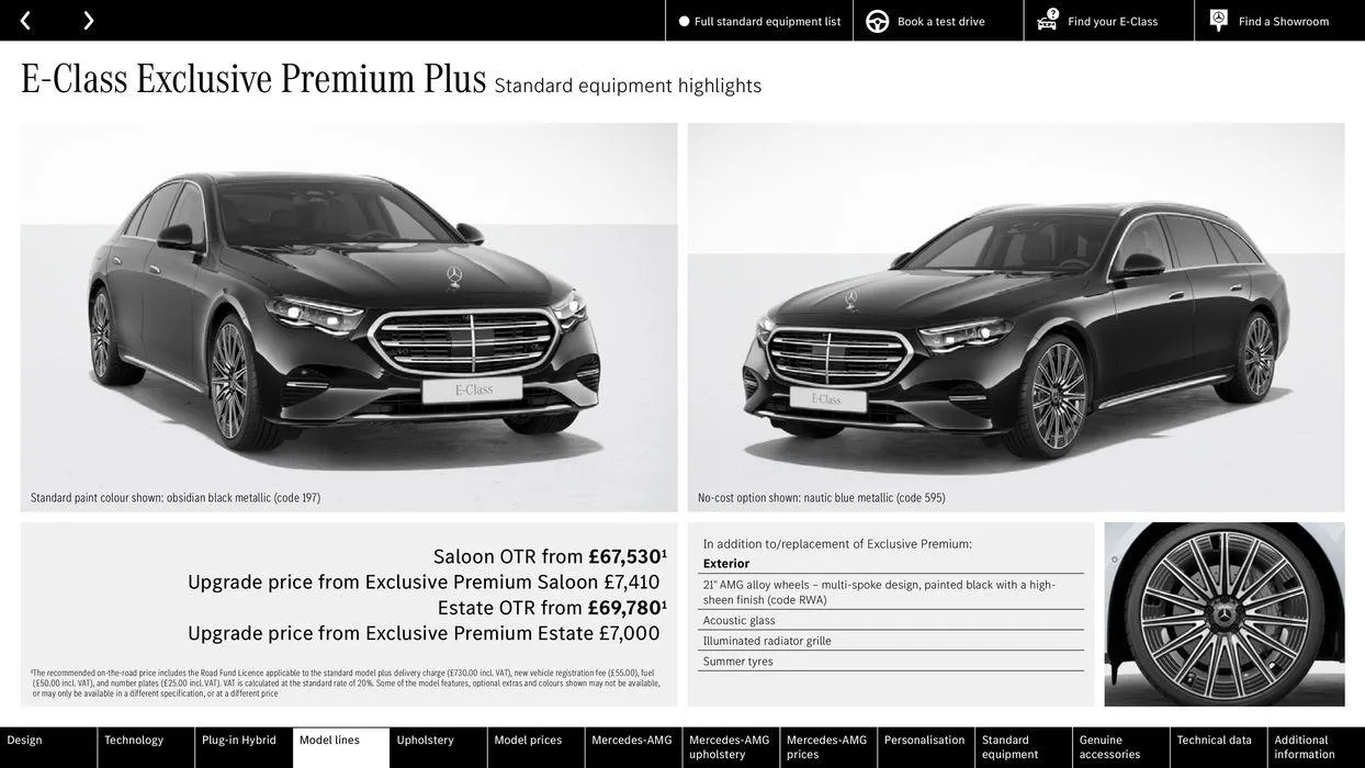 Mercedes Benz New E-Class Saloon from 31 August to 31 August 2025 - Catalogue Page 32