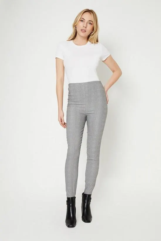 Tall Check Bengaline Skinny Trouser