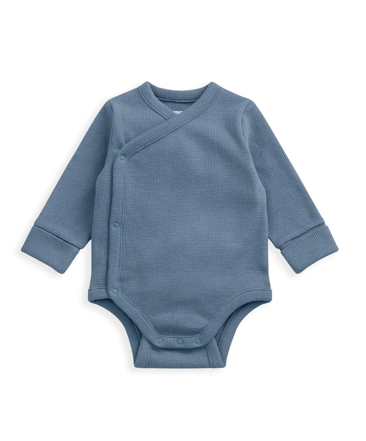 Basic Waffle Bodysuit & Leggings (2 Piece) - Petrol Blue