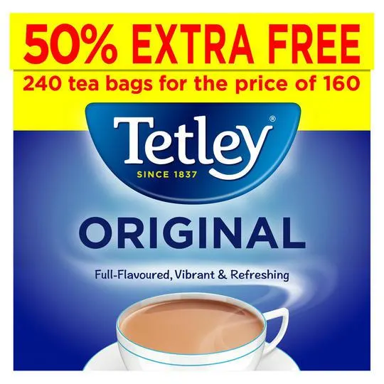 Tetley Original 240 Tea Bags 750g