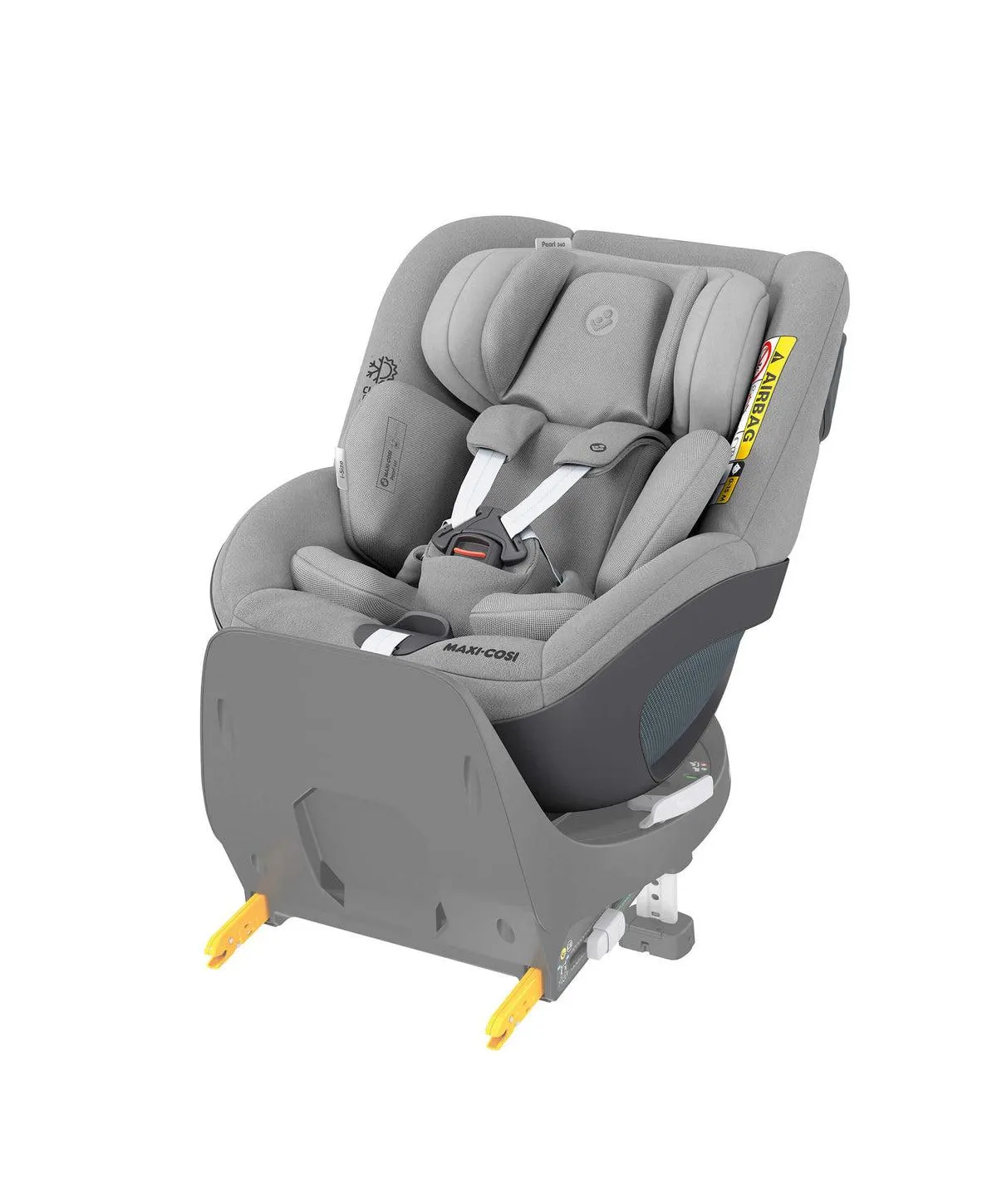Maxi-Cosi Pearl 360° Car Seat with Newborn Inay - Authentic Grey