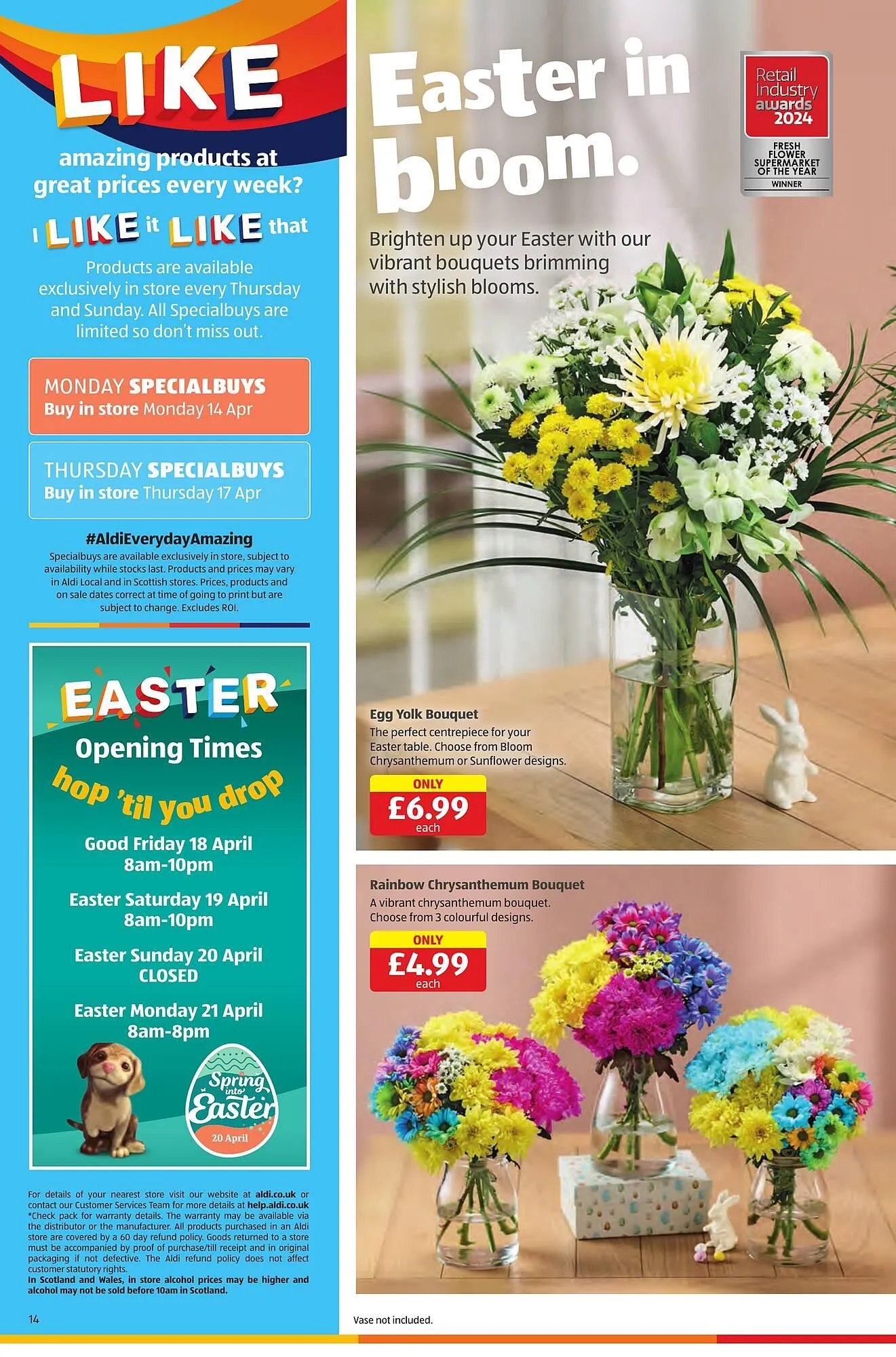 Aldi leaflet from 14 April to 17 April 2025 - Catalogue Page 14