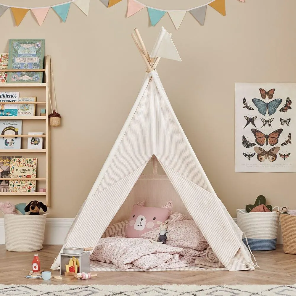 Play Teepee, Natural Stripe