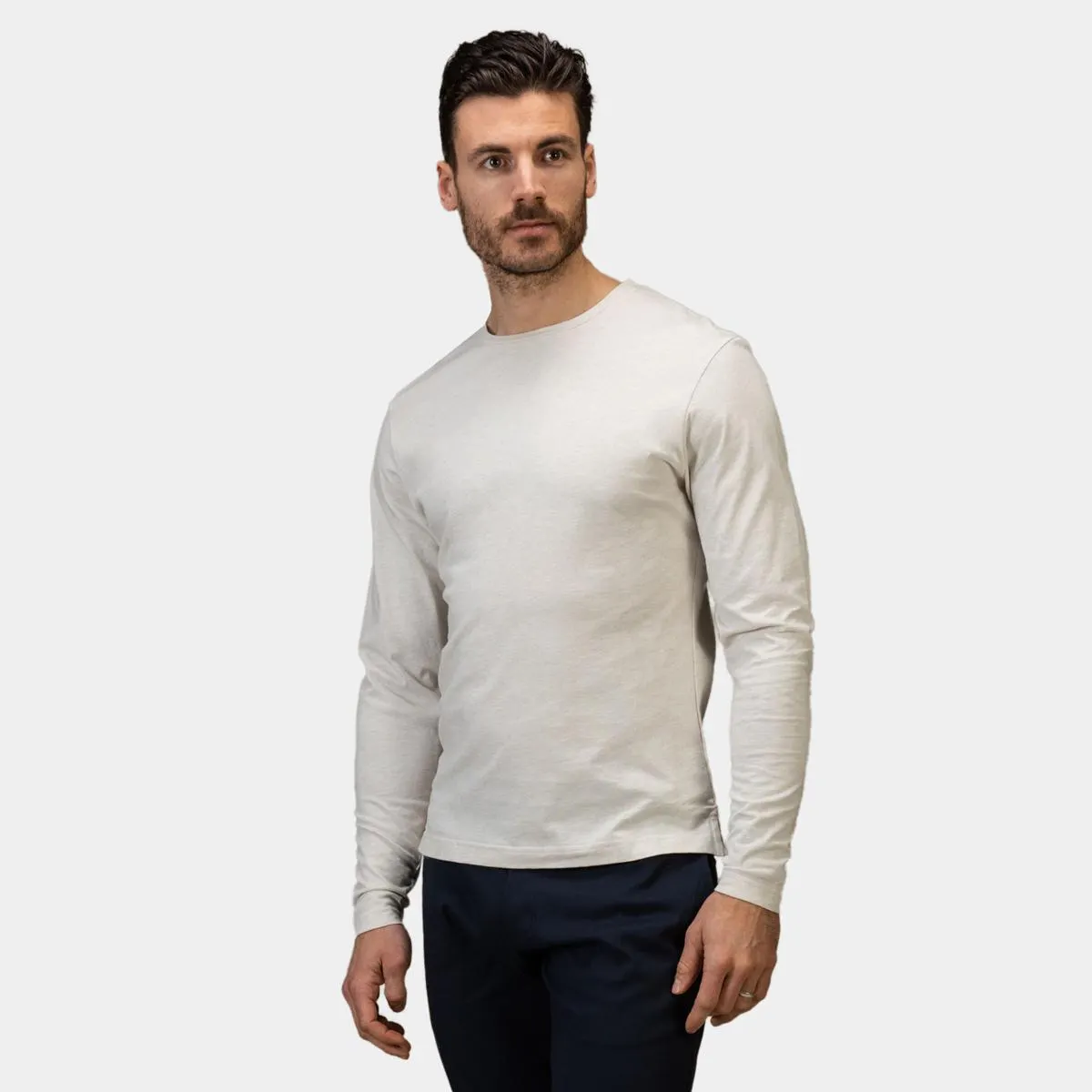 Ivory melange t-shirt