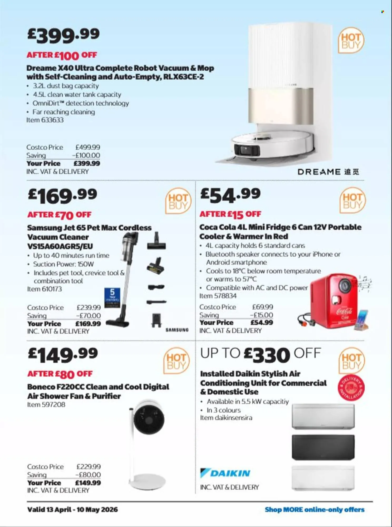 Costco leaflet from 13 April to 10 May 2026 - Catalogue Page 35