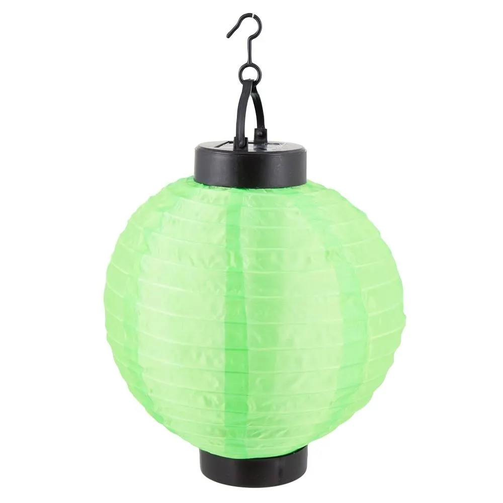 SOLAR SHEEP HOOK LANTERN - GREEN