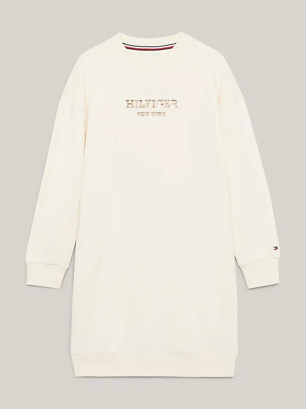 Hilfiger Monotype Foil Logo Sweater Dress