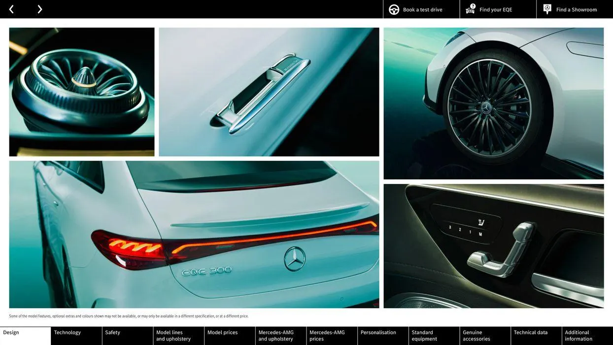 Mercedes Benz EQE Saloon from 31 August to 31 August 2025 - Catalogue Page 2