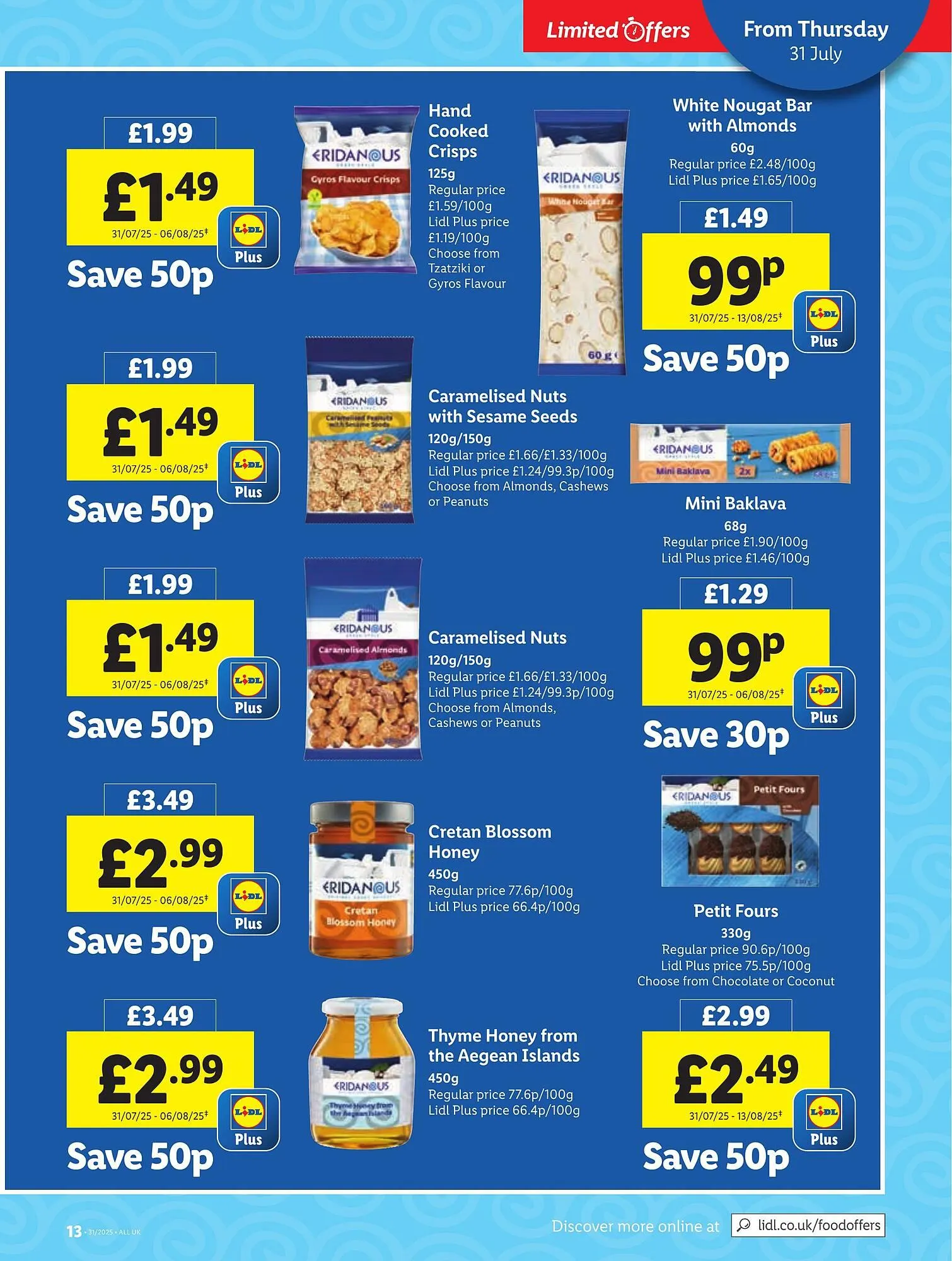 Lidl leaflet from 31 July to 6 August 2025 - Catalogue Page 13