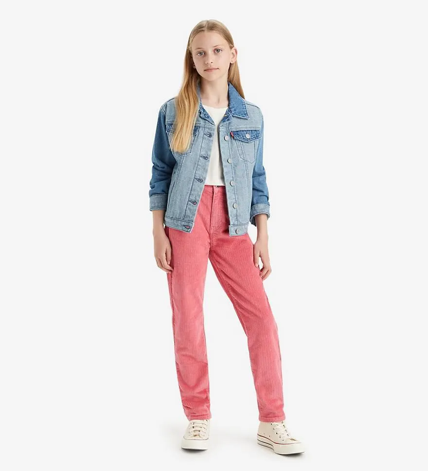 Teenager Corduroy Mini Mom Jeans