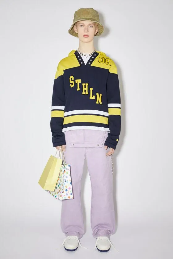 Hooded varsity sweater - Regular fit Unisex