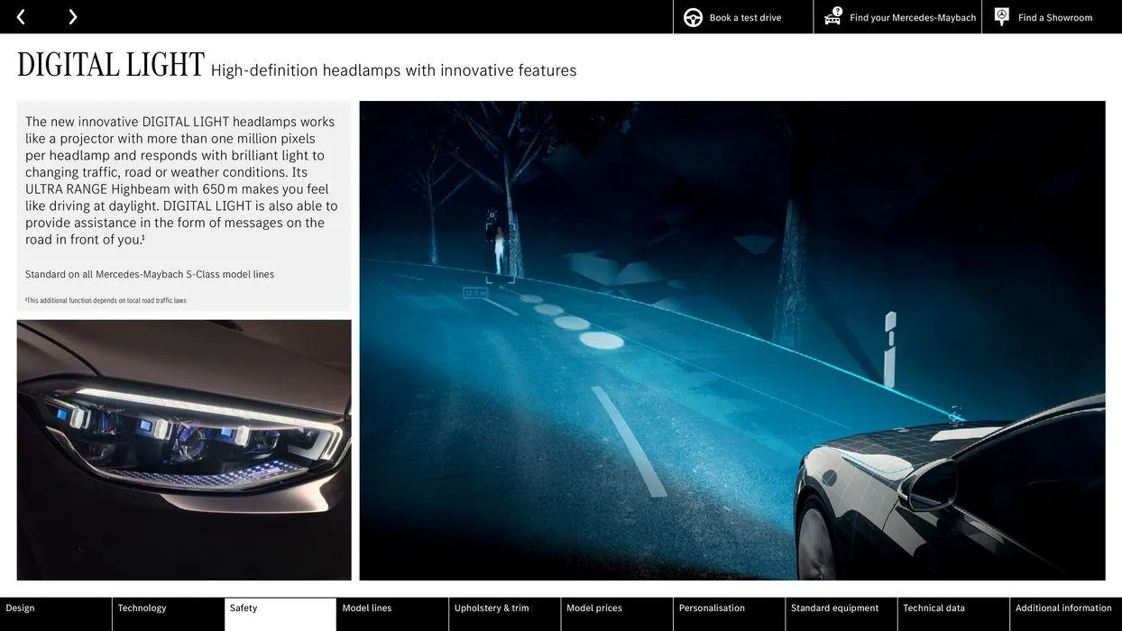 Mercedes-Maybach S-Class from 2 May to 30 November 2024 - Catalogue Page 14