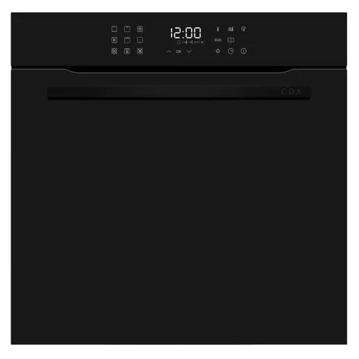 CDA SL400BL multifunction oven with steam clean - Black