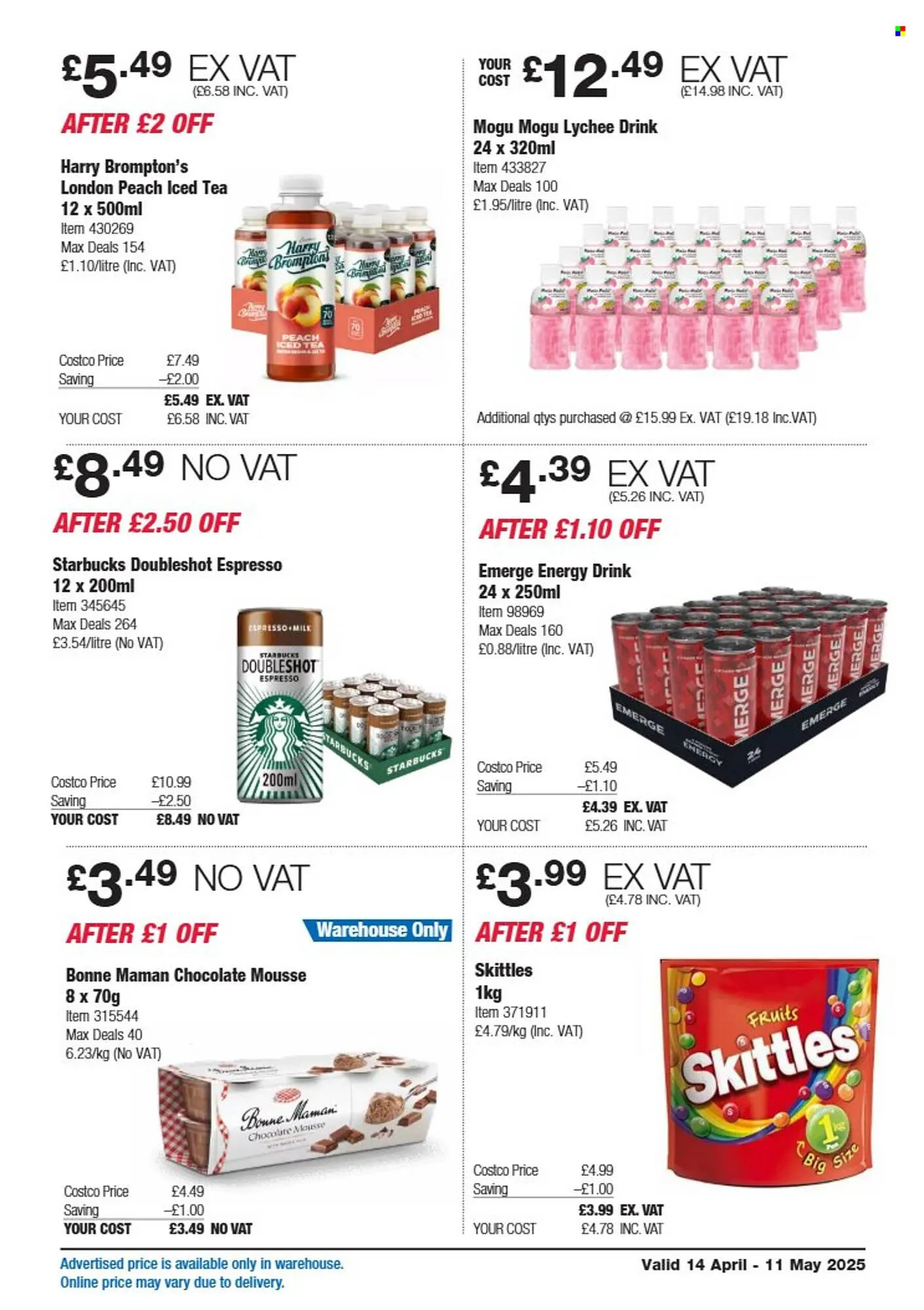 Costco leaflet from 14 April to 11 May 2025 - Catalogue Page 17
